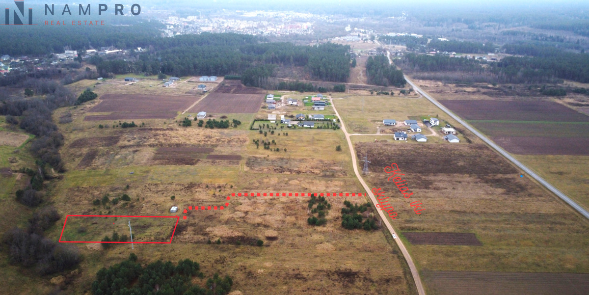 Parduodamas sklypas (30a.) Užusienio g.  10A, Piliakalnio k., Nemenčinės sen., Vilniaus raj.